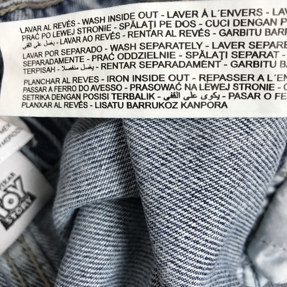 Zara x Disney Toy Story Paperbag High Waisted‎ Jeans Size 8 - Picture 15 of 15